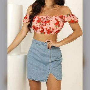 Sassy Floral Top